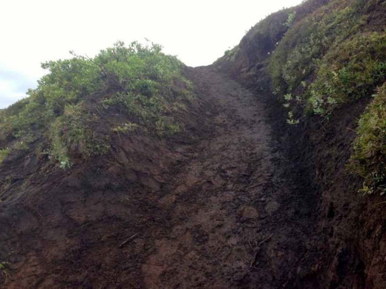Emstrur trail in Iceland after the restoration work has complet