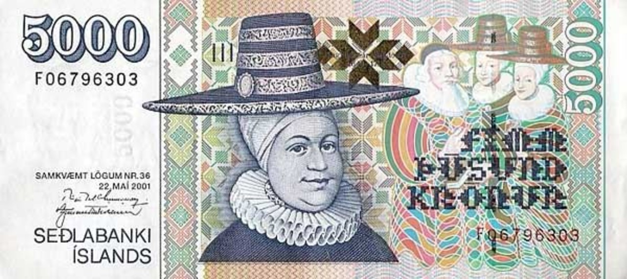 Icelandic currency: Króna kr, ISK.
