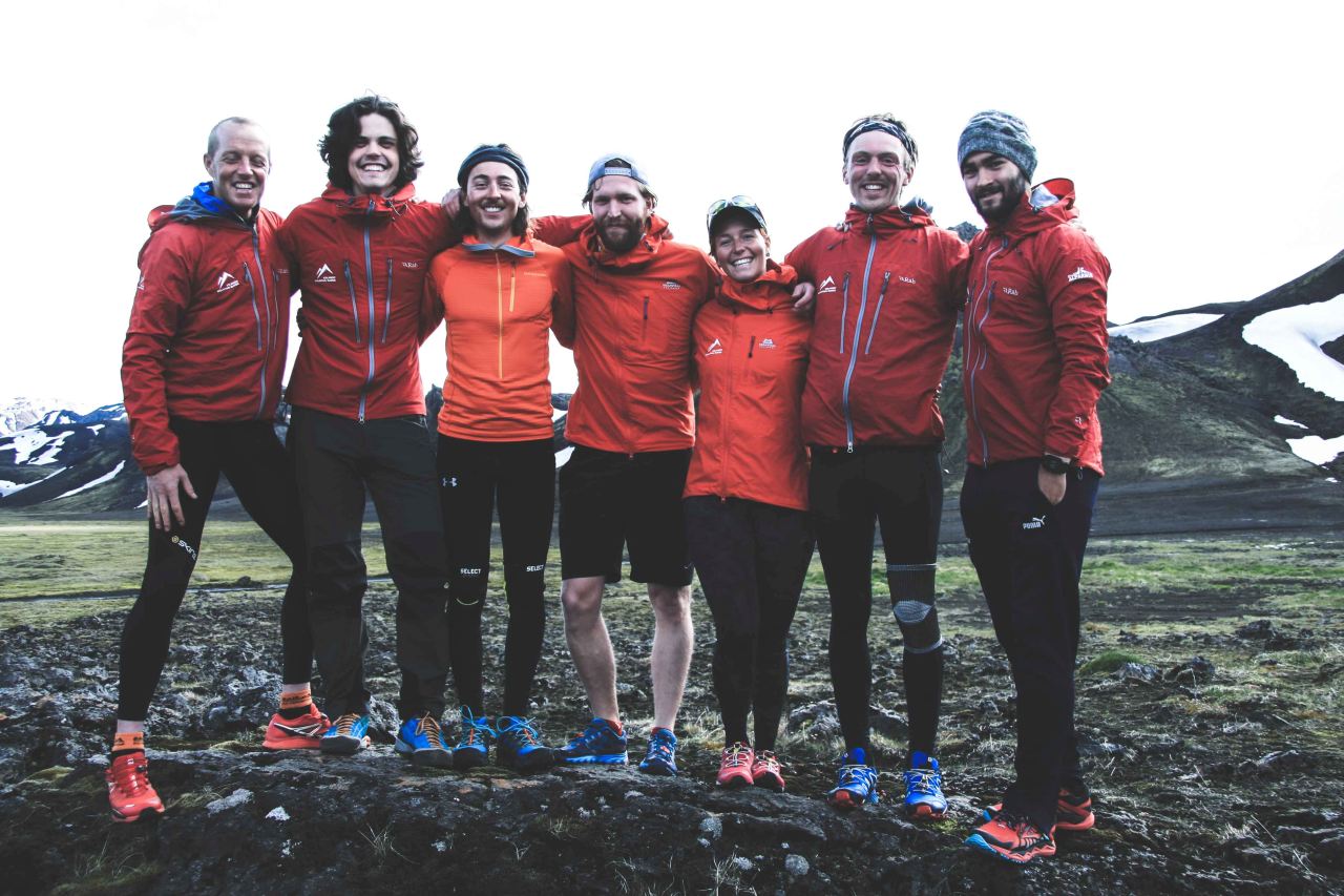 Icelandic Mountain Guides posing for a picture