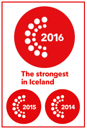 La más fuerte en Islandia por Credit Info